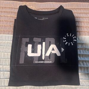 Under Armour Black Short Sleeve Tee with UA Logo